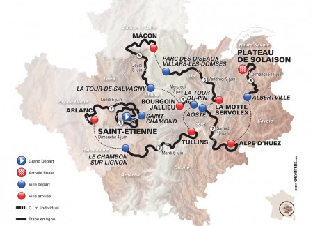 Image de l'actualité Critérium du dauphiné 2017 : Mont du chat et Alpe d’huez !