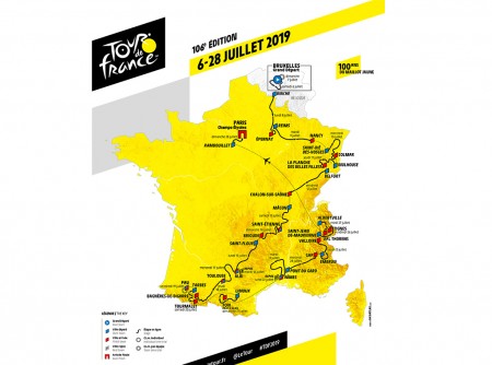 Image de l'actualité Le parcours officiel du Tour de France 2019