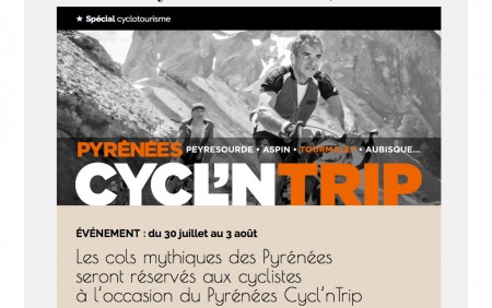 Image de l'actualité Pyrénées Cycl’nTrip : Des cols réservés aux cyclistes !