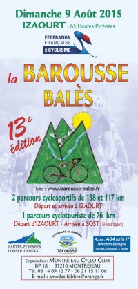 Image de l'évènement La Barous-Balès 2015