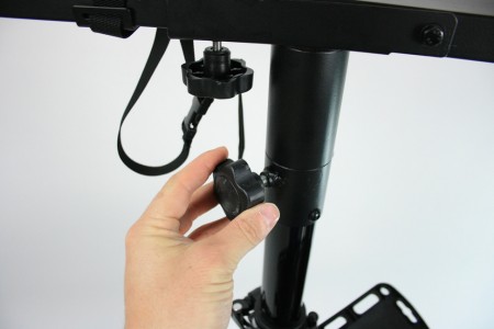 Pied d'atelier avec support, inclinable et réglable trois pieds - - Outils  vélo