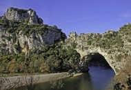 Ruoms à vélo : Plateau du Razal et Pont d’Arc