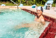 Brides-les-Bains : A vélo dans la Loze, dans l’eau aux Thermes