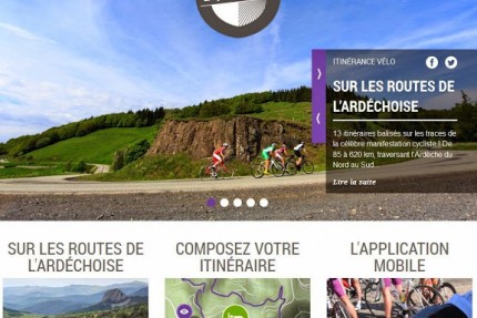 Sur les Routes de l’Ardéchoise ! 13 parcours et 620 kms pour rouler toute l’année !