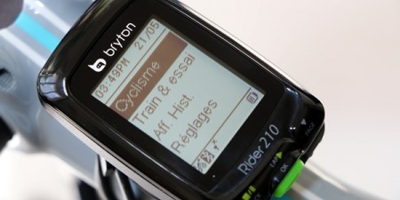 Bryton Rider 210 : GPS simple et connecté !