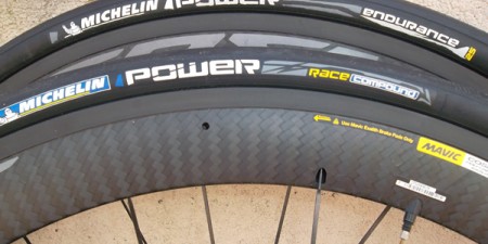 Essai route des pneus vélo Michelin Power