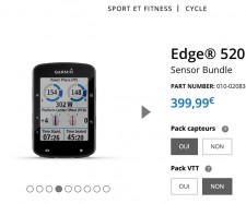 Garmin Edge 520 Plus : Avec cartographie intégrée désormais !