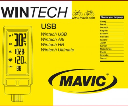 Logiciel Mavic Wintech Manager