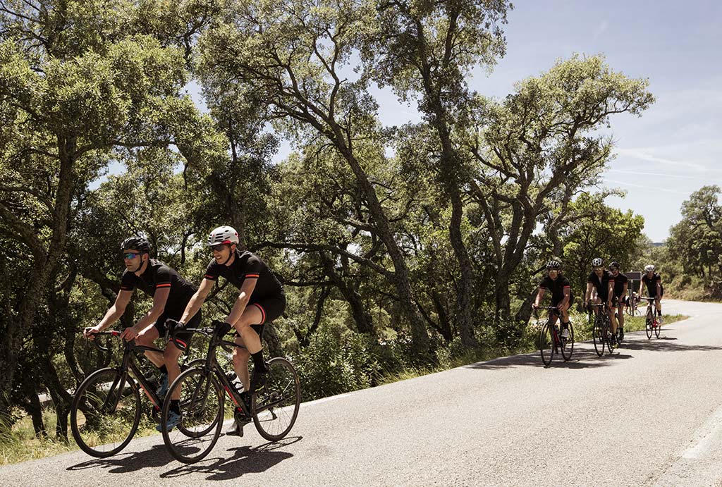 Rouler en groupe à vélo