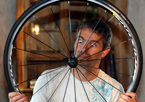 Roues d'entraînement de vélo, roue d'entraînement latérale