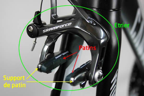 Démontage patins de freins SRAM