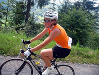 Entrainement cycliste au féminin