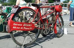 Entrainement vélo derrière Derny ou Scooter