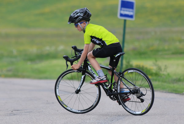 Entrainement vélo de route pour les enfants