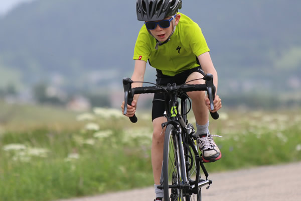 Entrainement vélo de route pour les enfants