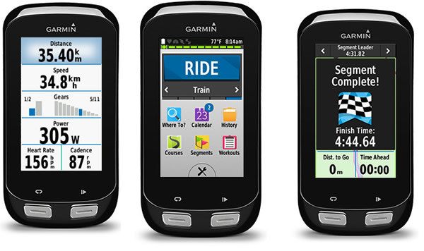 La famille Edge s'agrandit Garmin Edge 1000 GPS