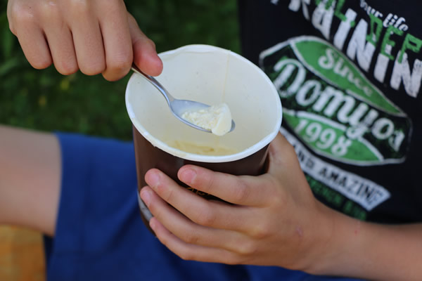 Glaces pour cyclistes