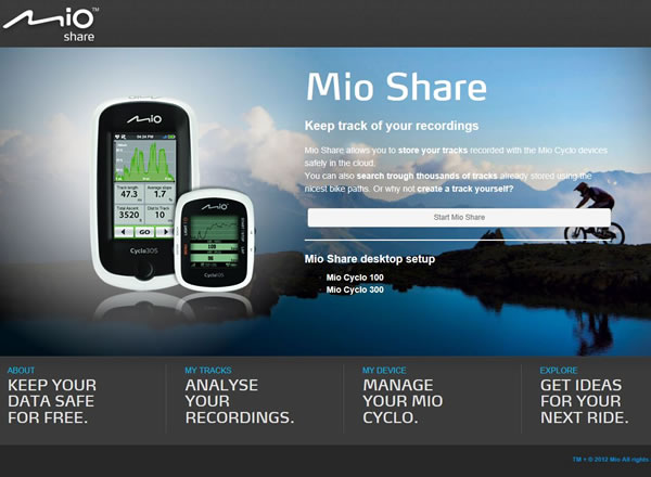GPS Mio Cyclo 305 HC