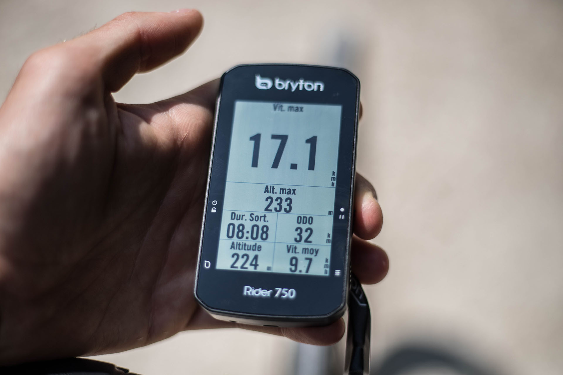 BRYTON COMPTEUR GPS RIDER 750E (SANS CAPTEUR) - SILDEL VELO