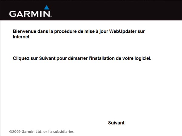 Garmin WebUpdater