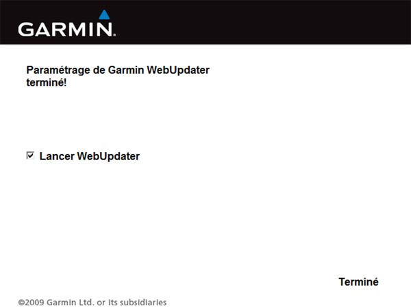 Garmin WebUpdater