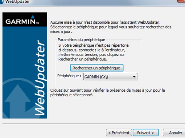 Garmin WebUpdater