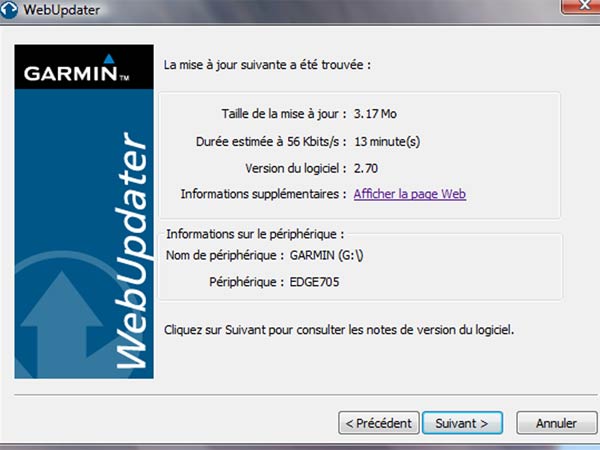 Garmin WebUpdater