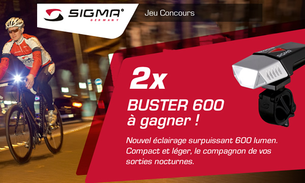 Jeu concours Sigma Buster 600