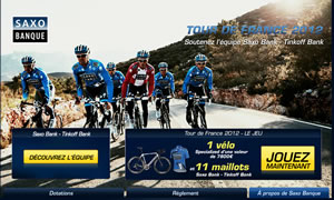 Jeu concours Saxo Bank Tour de France 2012