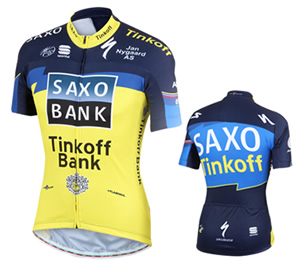 Maillot Saxo Bank un sourire pour tous