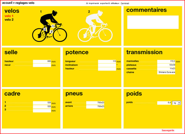 Logiciel Mavic Wintech Manager