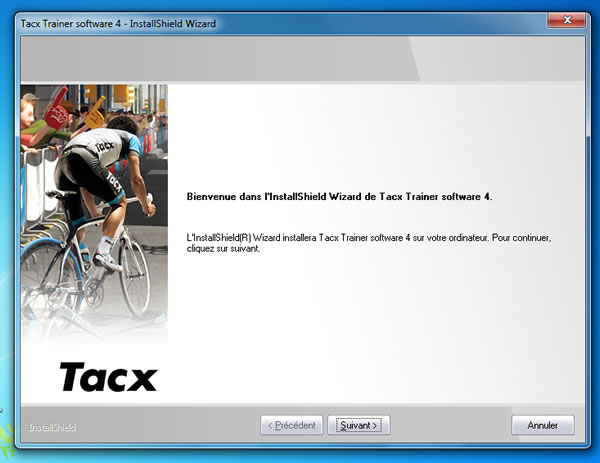 Paramétrage home trainer TACX I-Genius