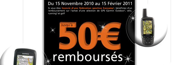 Remboursement Garmin