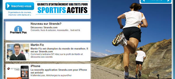 Strands : partager gratuitement vos entrainements à vélo via Iphone - Strands.com