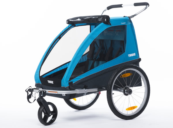 THULE Remorque de vélo enfant Coaster XT blue