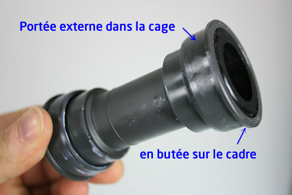 Montage boitier pédalier Shimano Press Fit